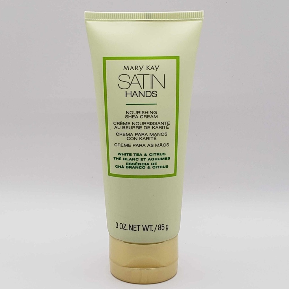 New Mary Kay Satin Hands White Tea & Citrus Pampering Set with Gift Bag - Picture 9 of 10